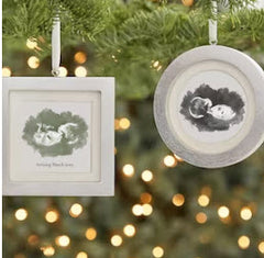 Baby's ultrasound into an ornament