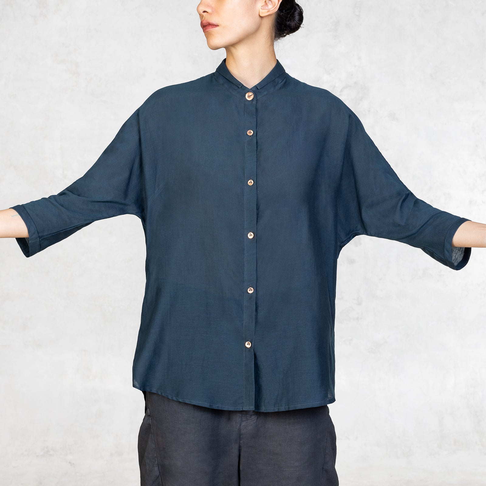 Azure Button-Up Shirt - blamo.store