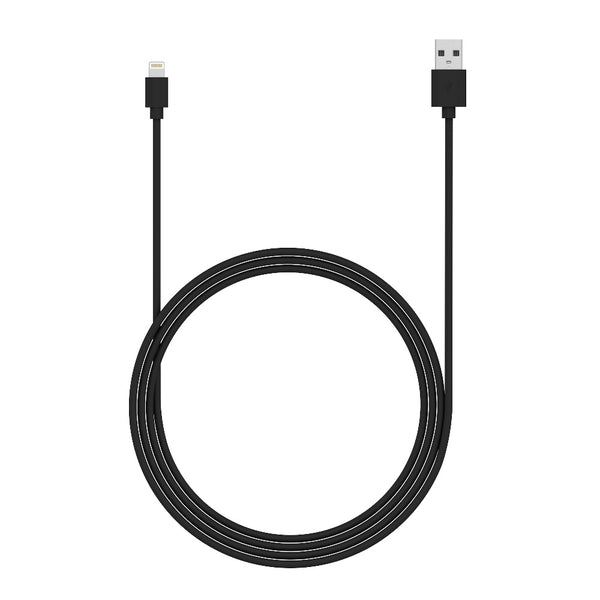 3ft Apple Lightning Cable - Black Just Wireless