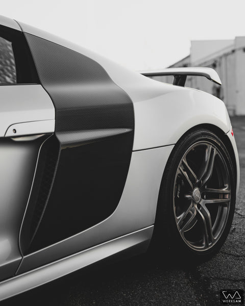 Check out Dave's @werks_am Audi R8 Featuring some of German Rush Products