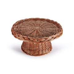 Wicker Cake Stand to display Easter desserts, eggs, and decorations