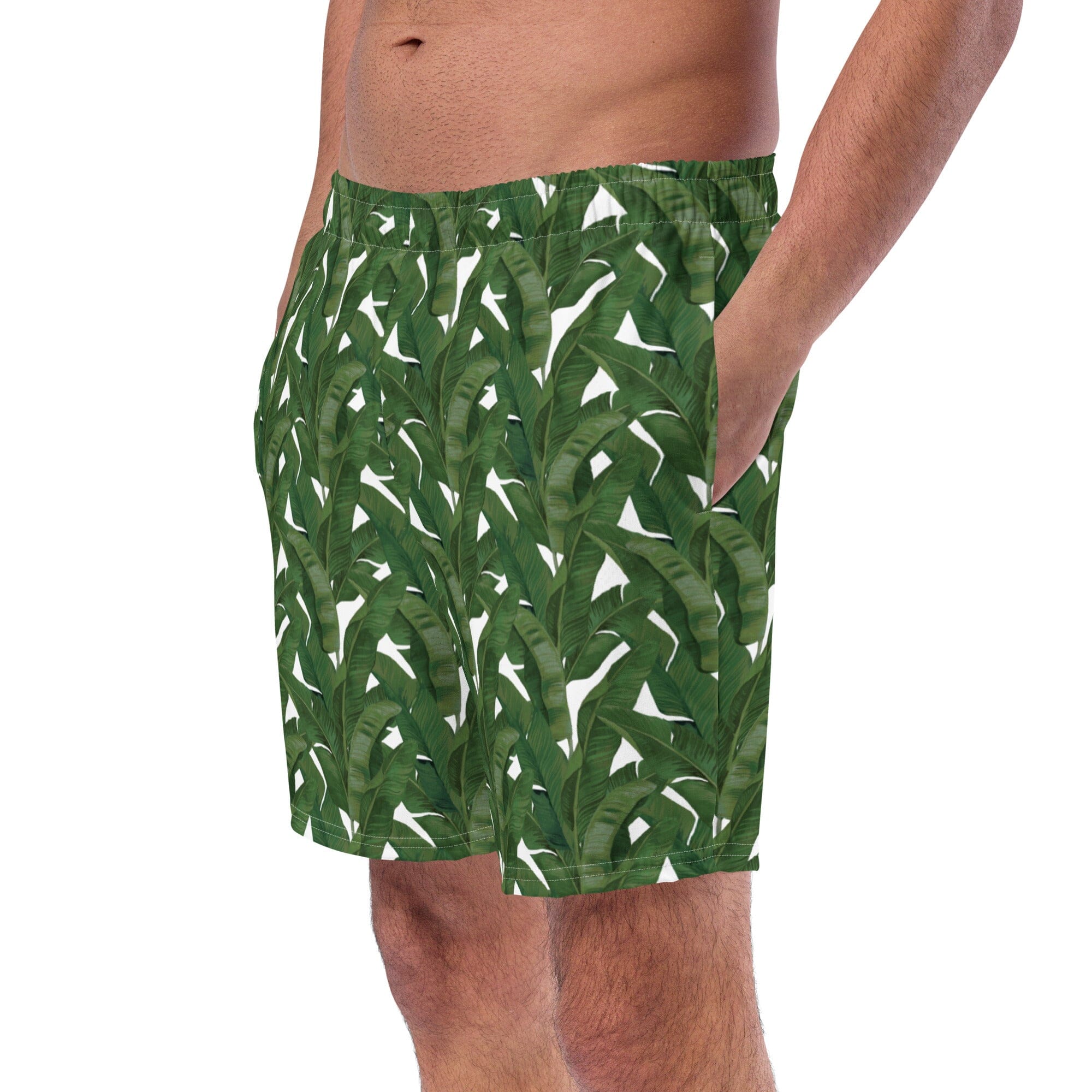 Palm Leaf Swim Trunks