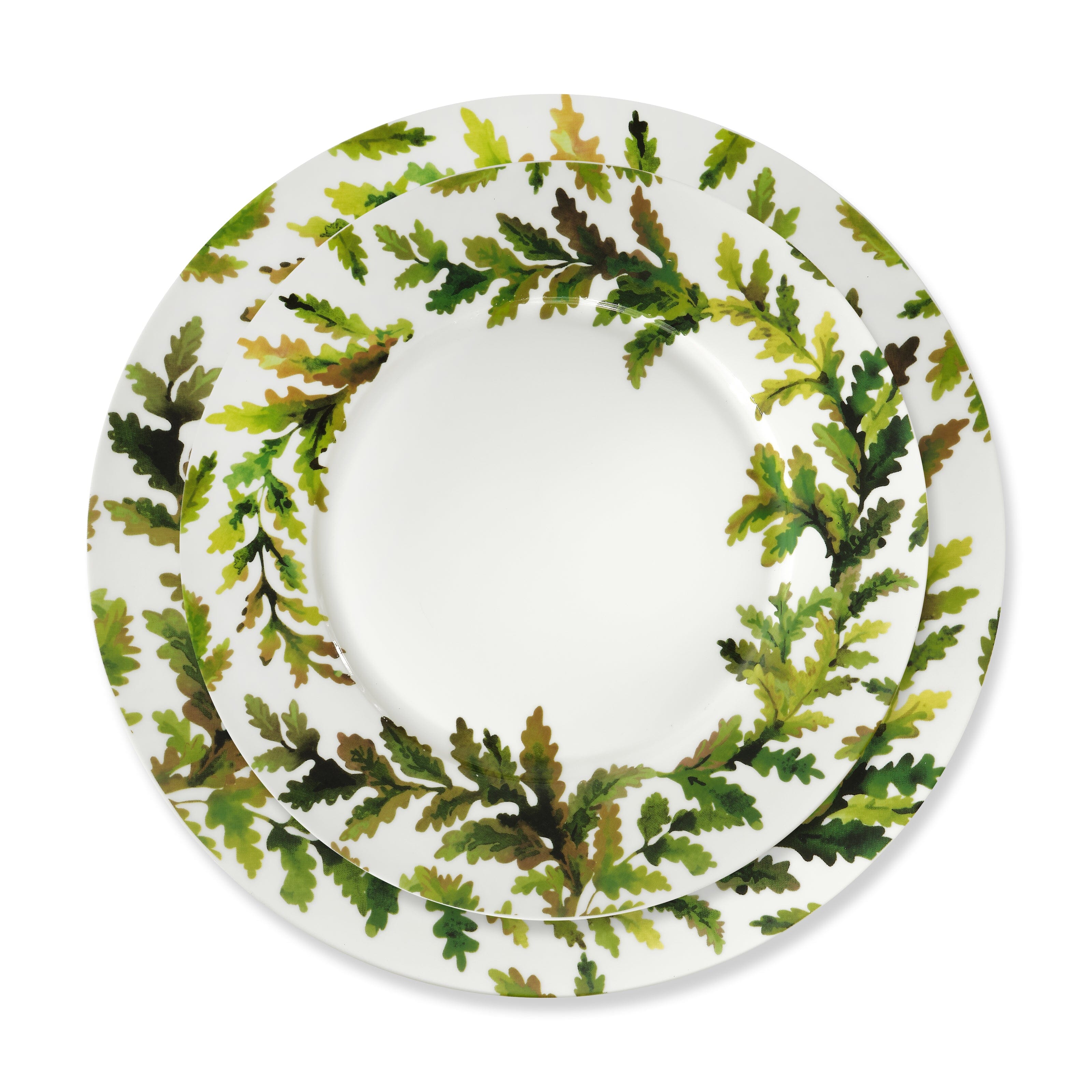 Green Leaves Dinner Plate