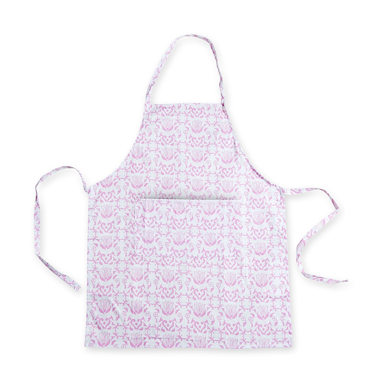 Pink & White Apron