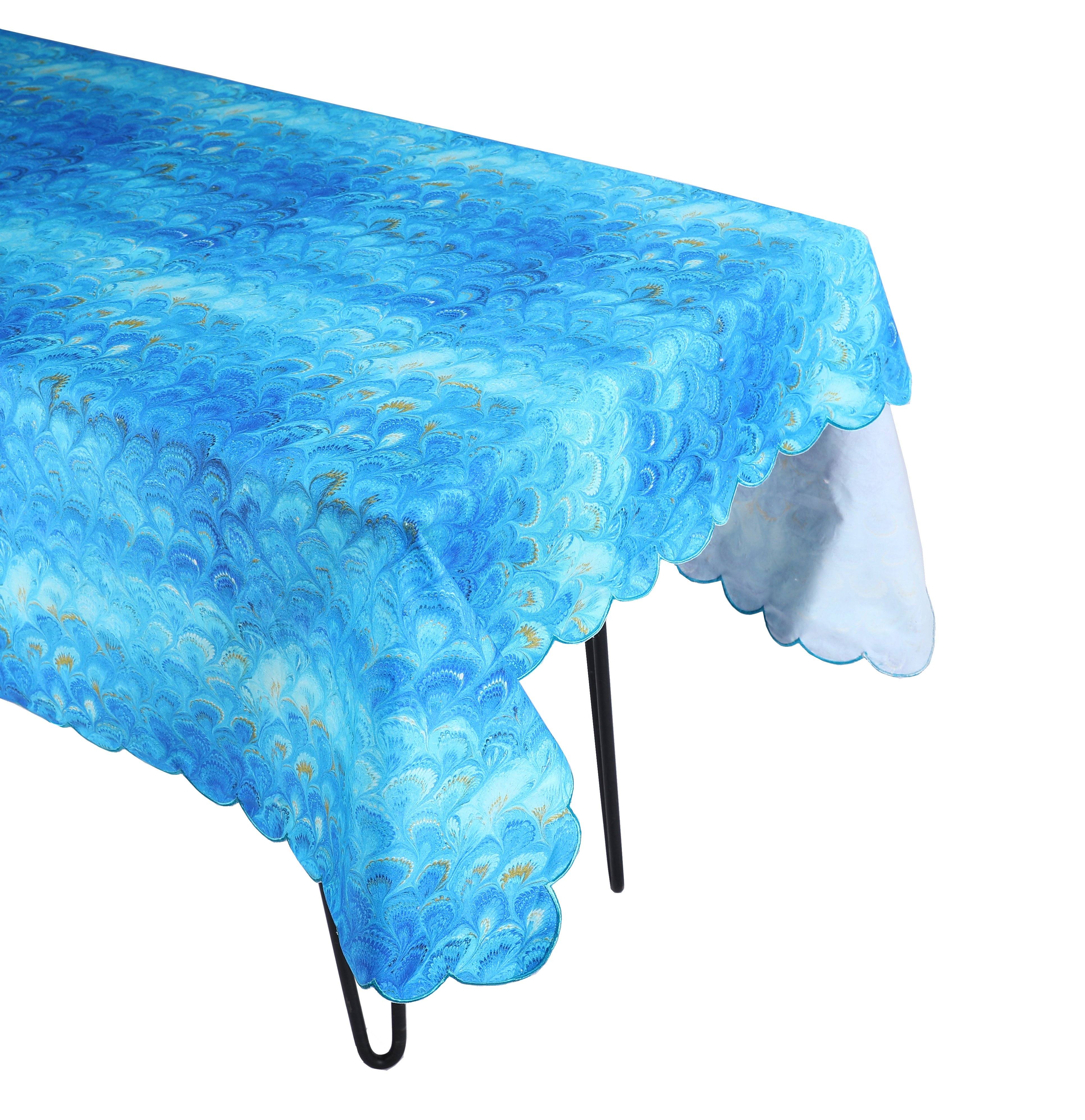 Blue Marble Tablecloth