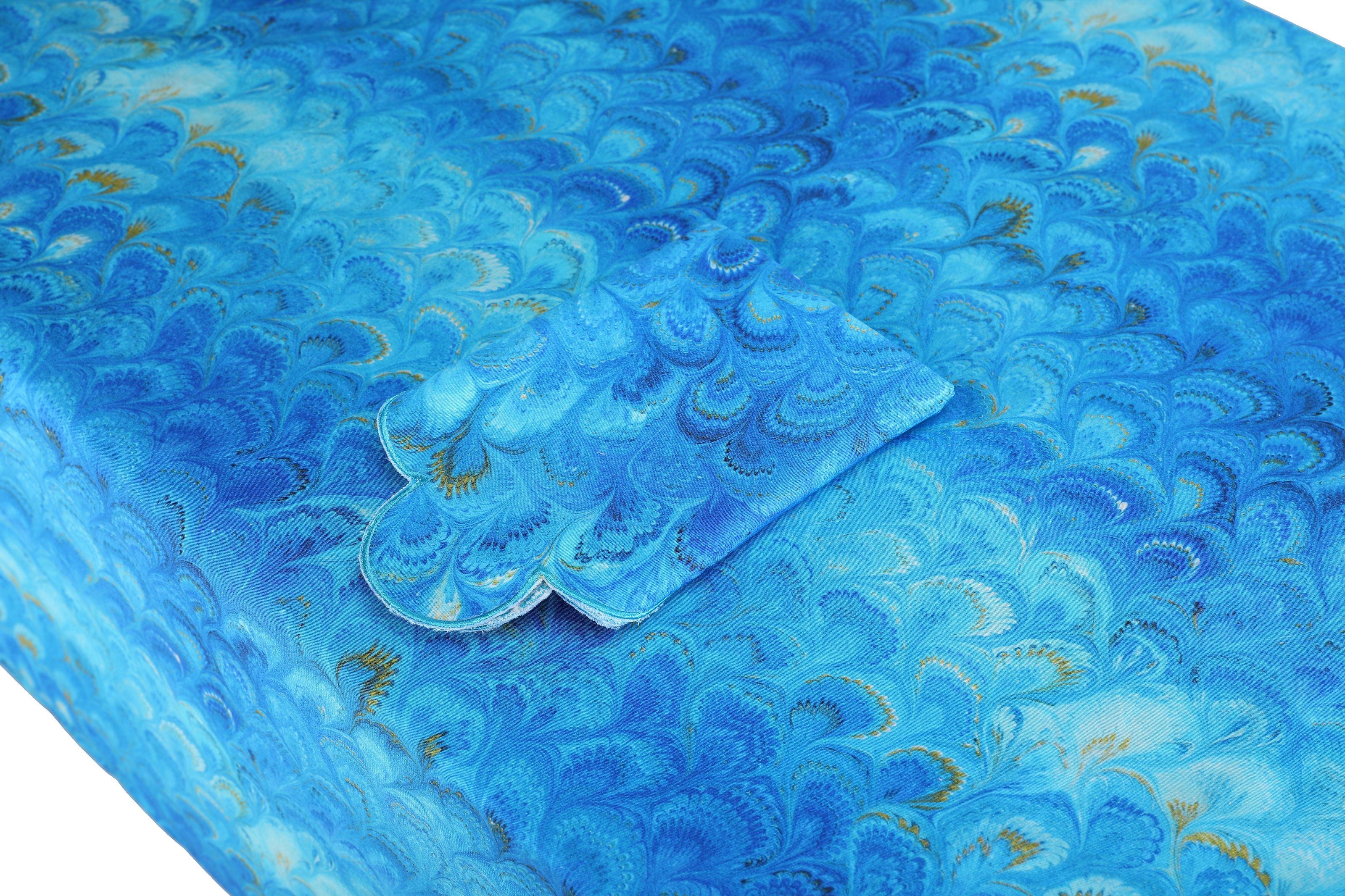 Blue Marble Tablecloth