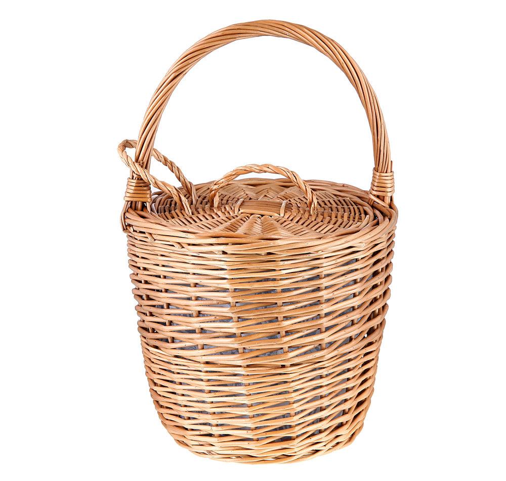 Tanner's Brown Wicker Basket