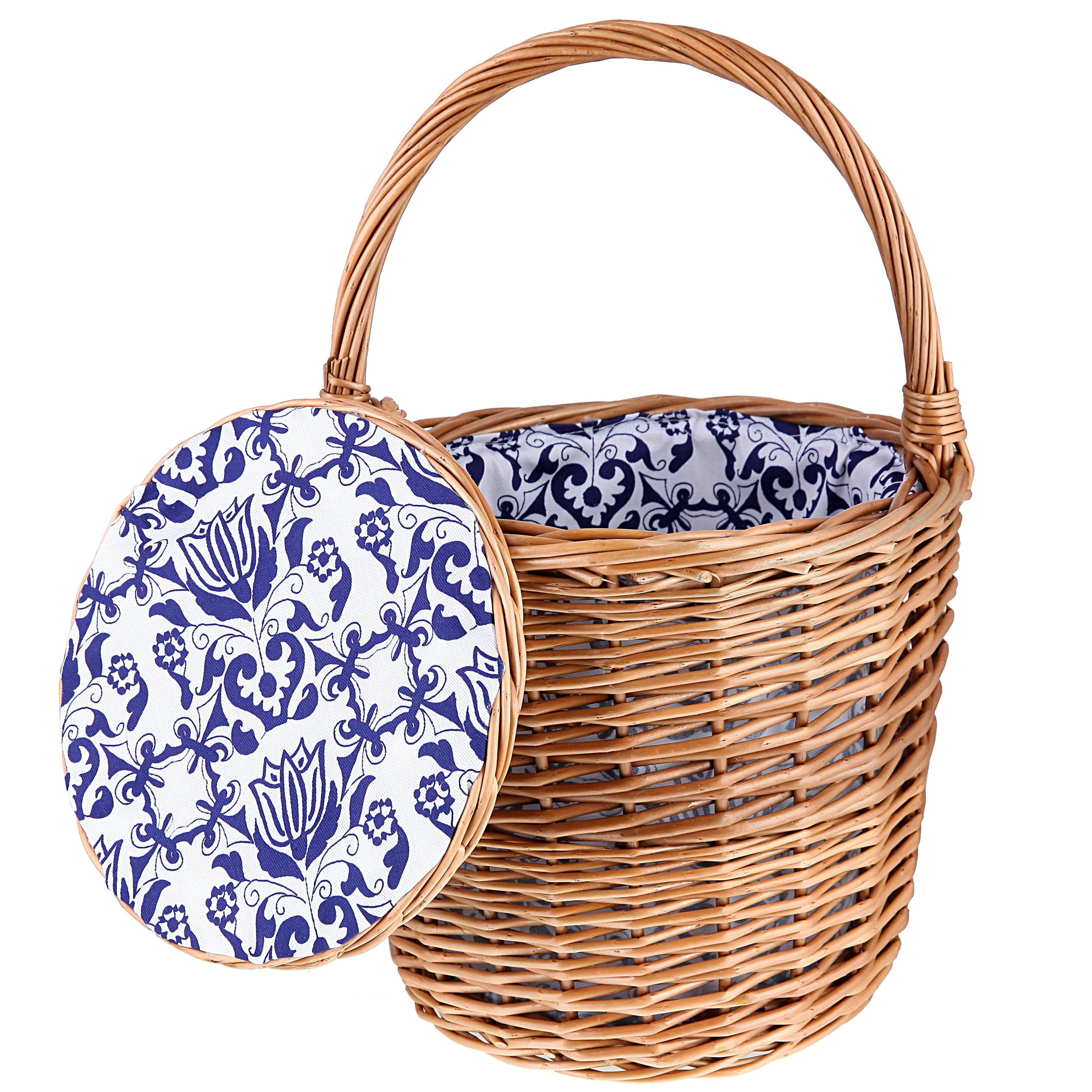 Tanner's Brown Wicker Basket