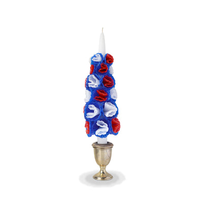 Medium Multicolored Flower Candle – Chefanie