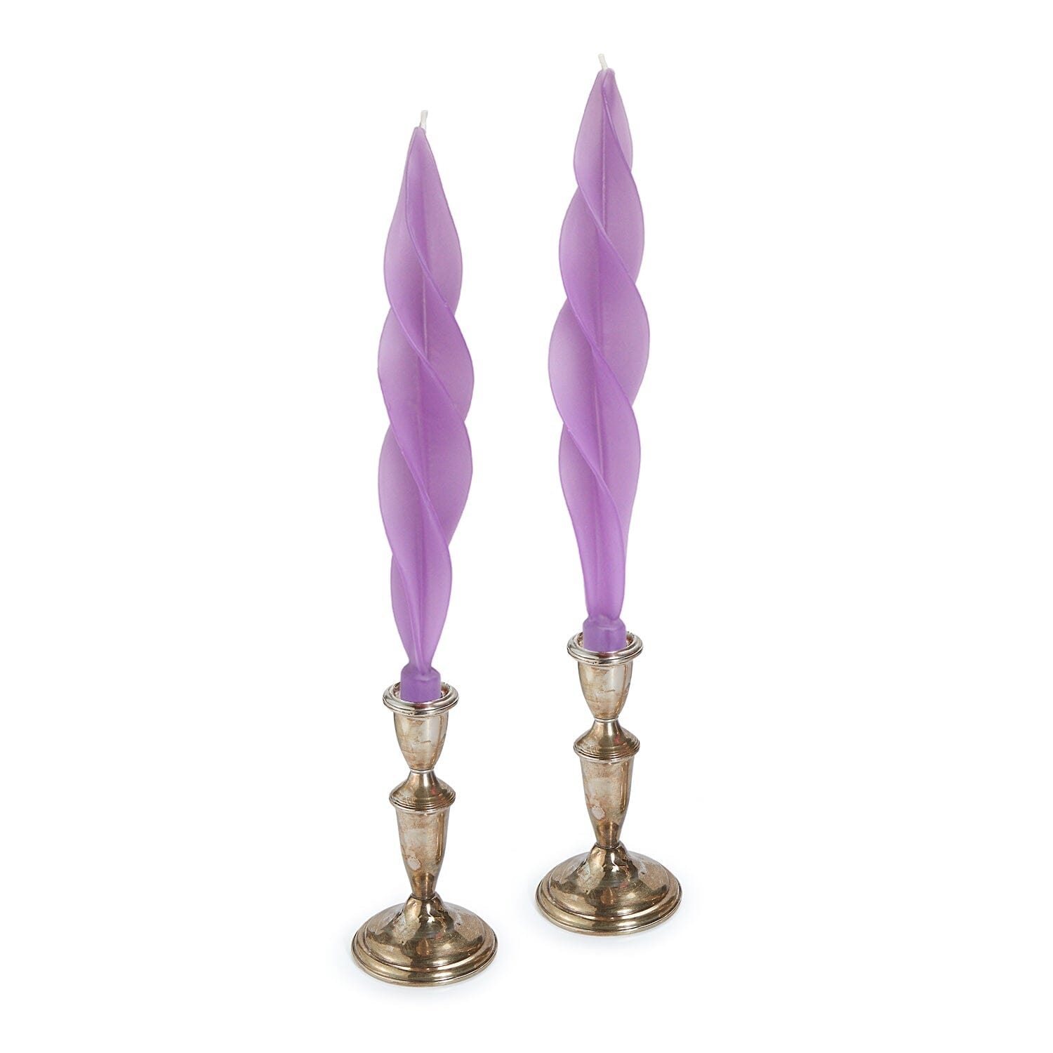 Lilac Feather Candles (2)