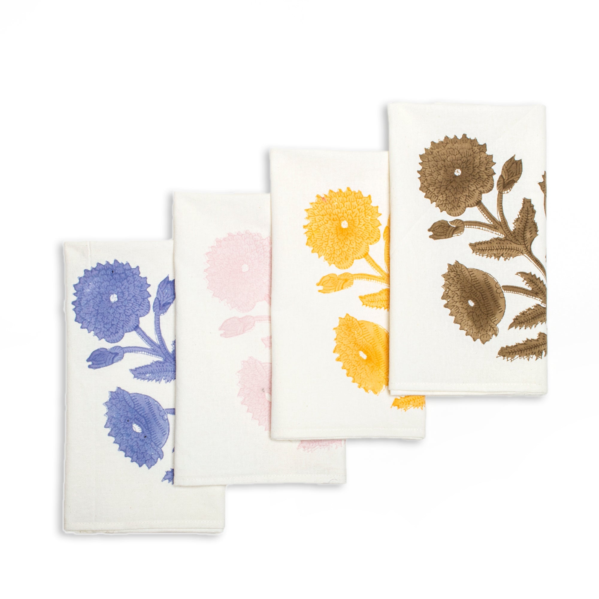 Mixed Poppy Napkins (4)