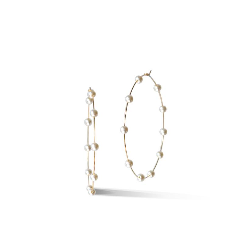 Pearl Hoops