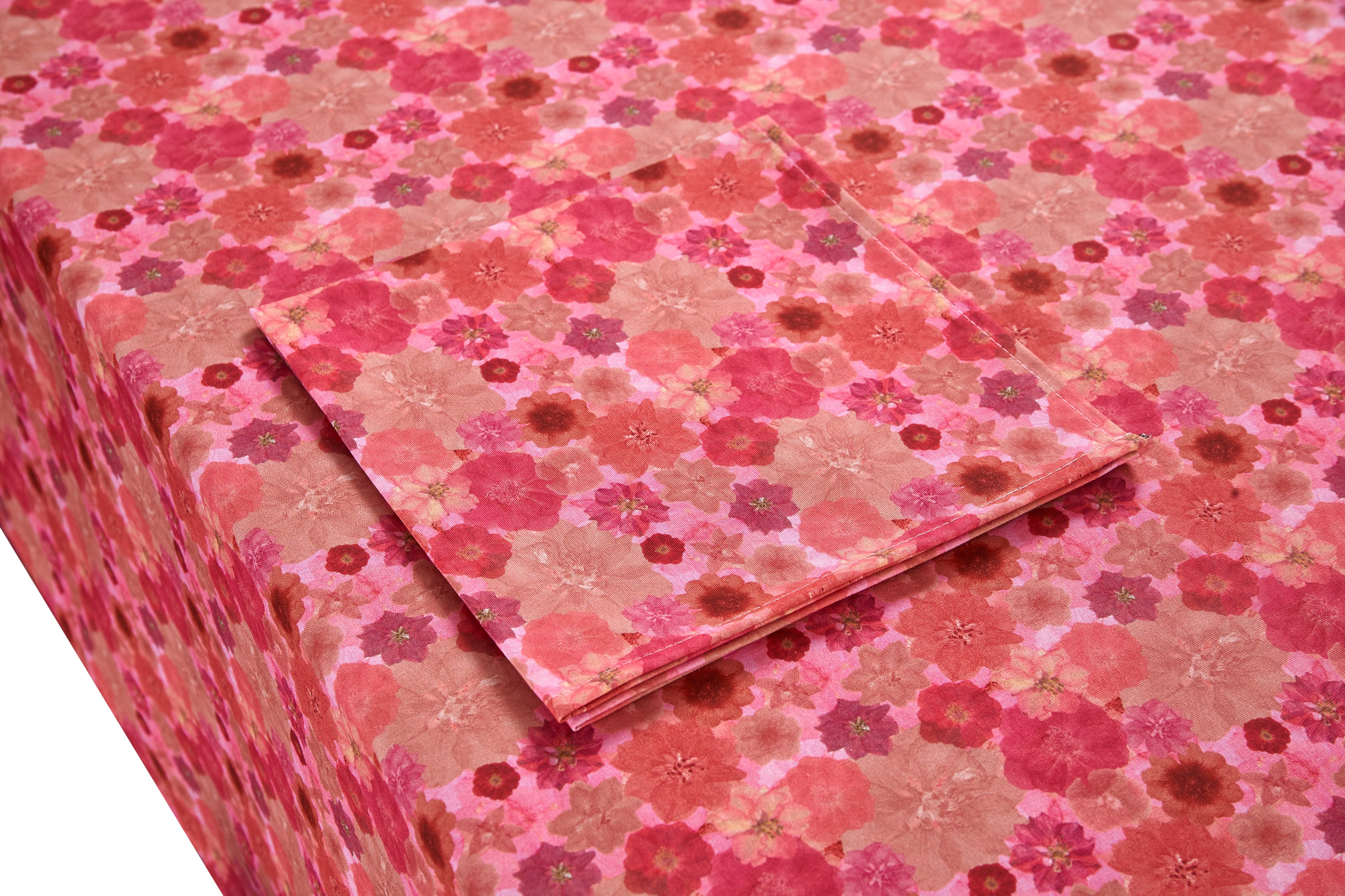 Pink Flower Tablecloth