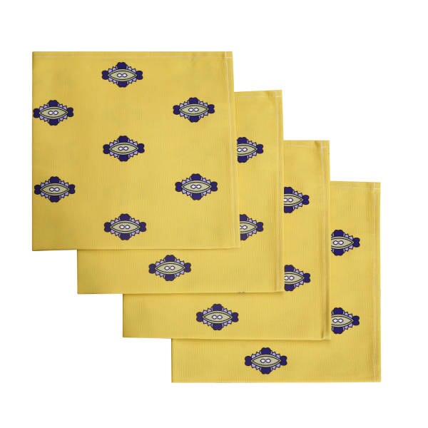 Yellow Provençal Napkins (4)