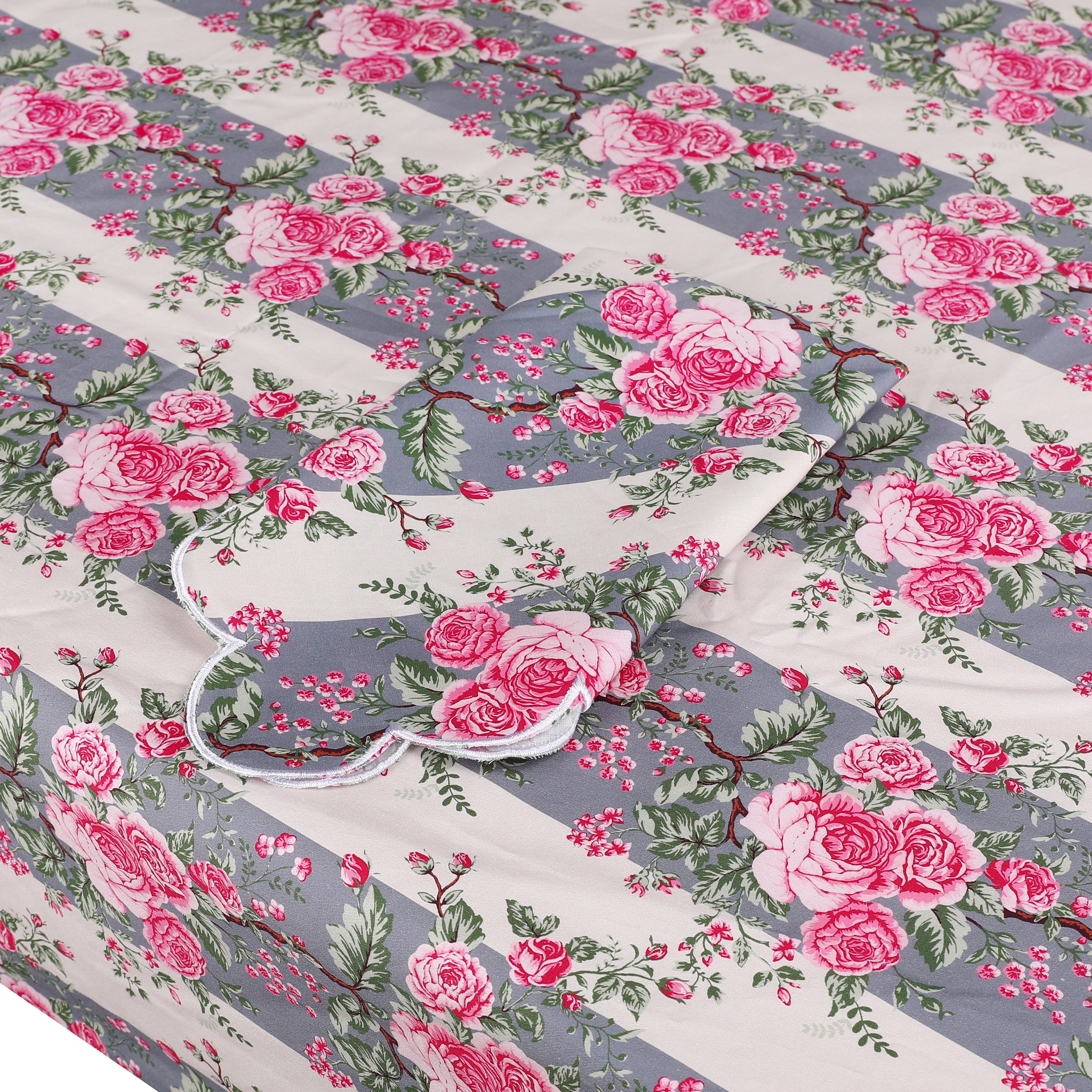 Striped Chintz Tablecloth