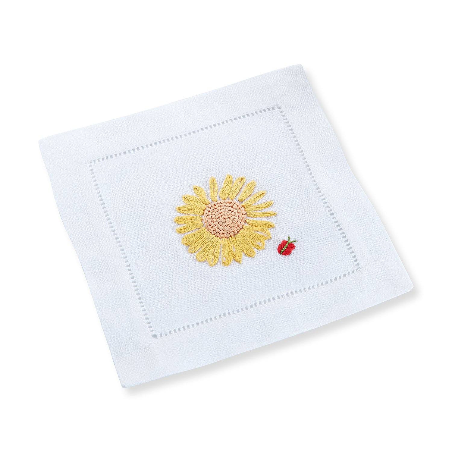 Sunflower Cocktail Napkins (4)