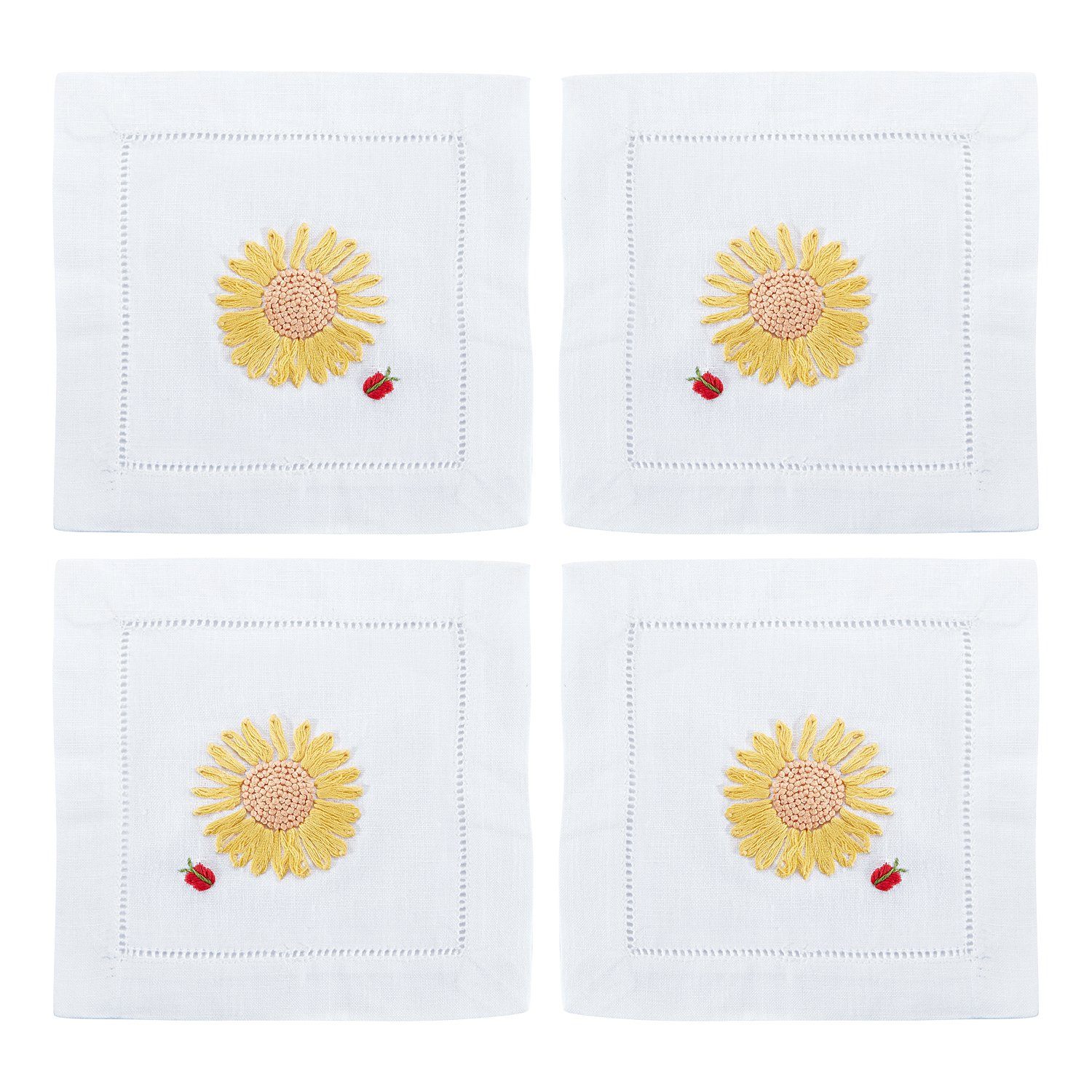 Sunflower Cocktail Napkins (4)