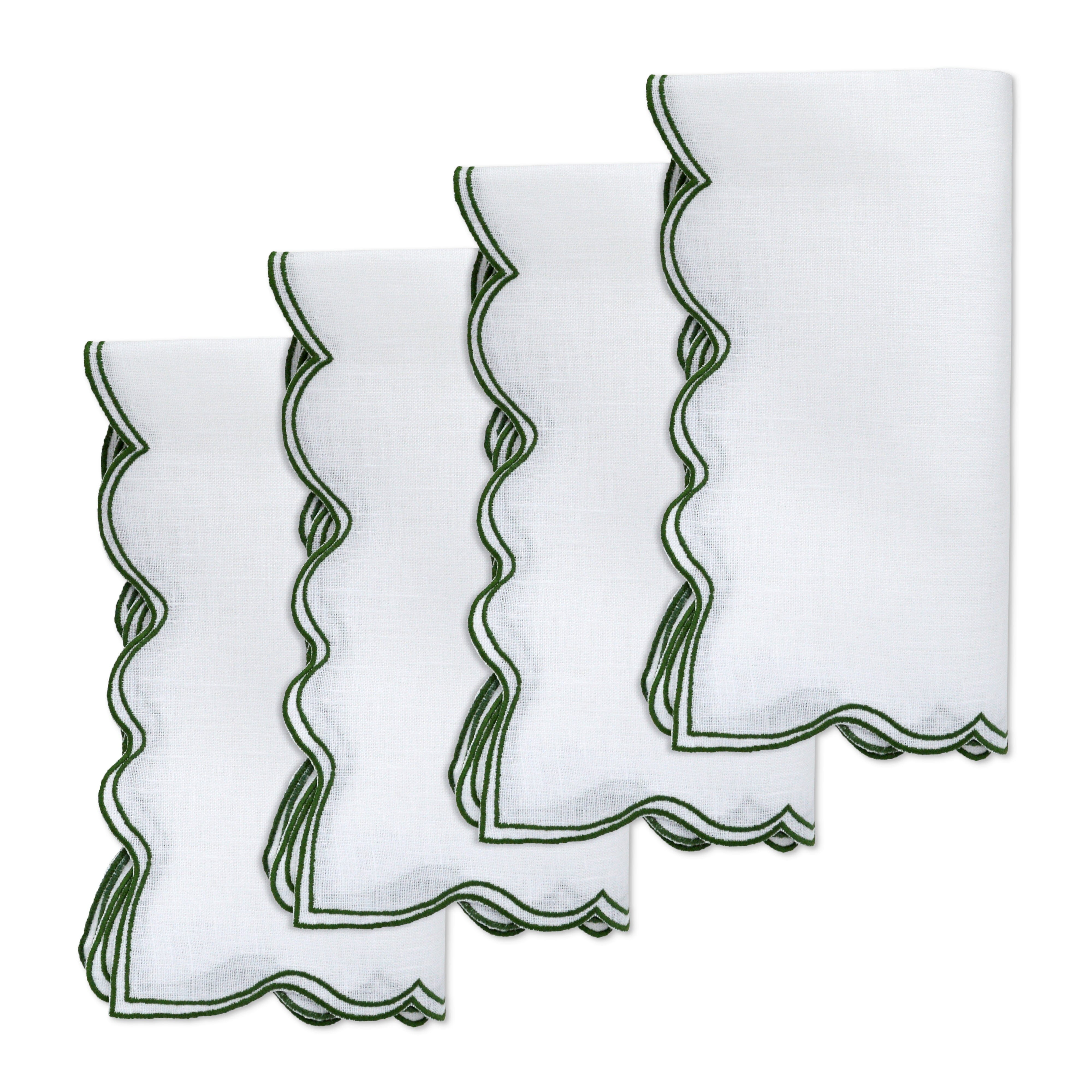 Timeless Green Dinner Napkins (4)