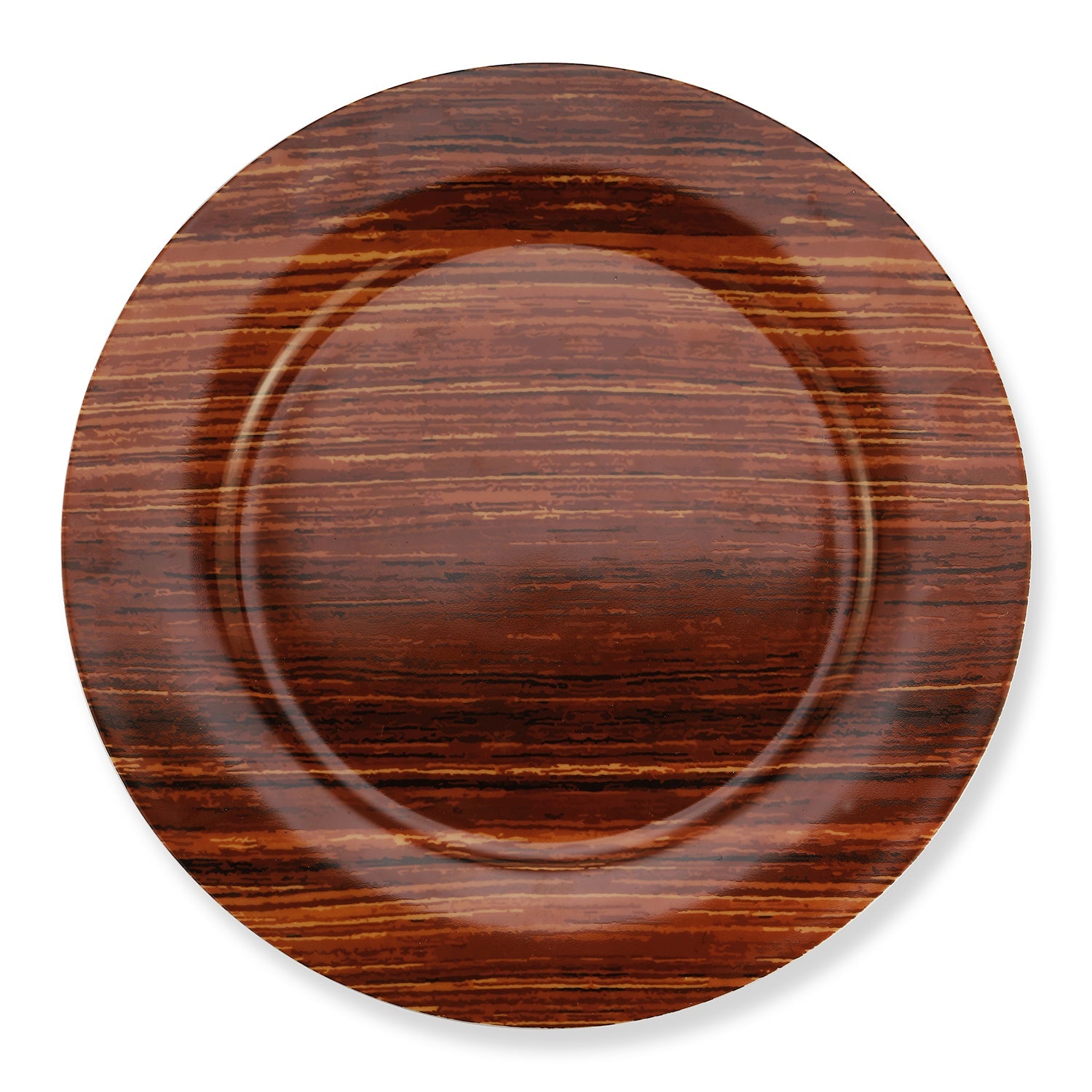 Wood Dinner Plate