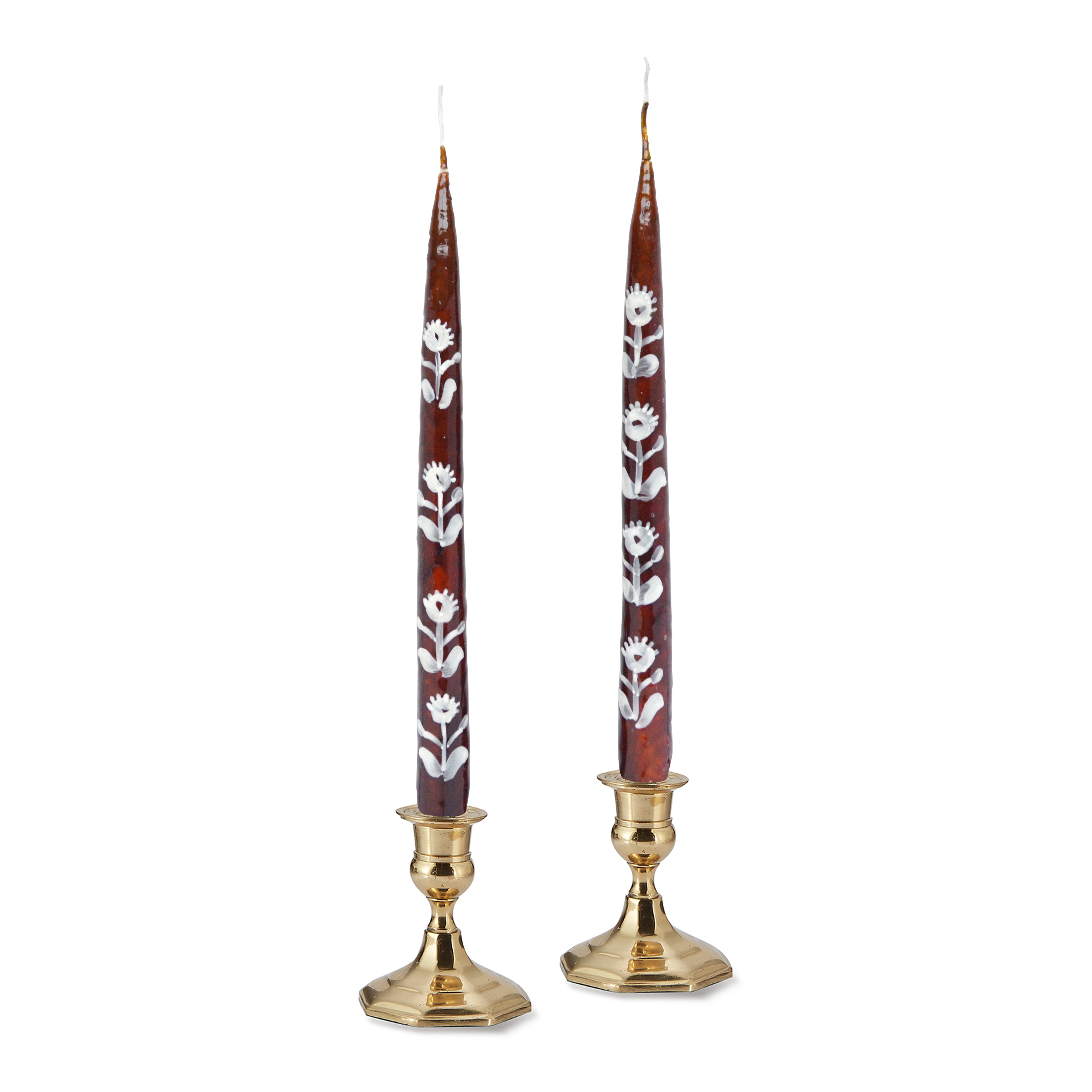 Brown Poppy Tapers (2)