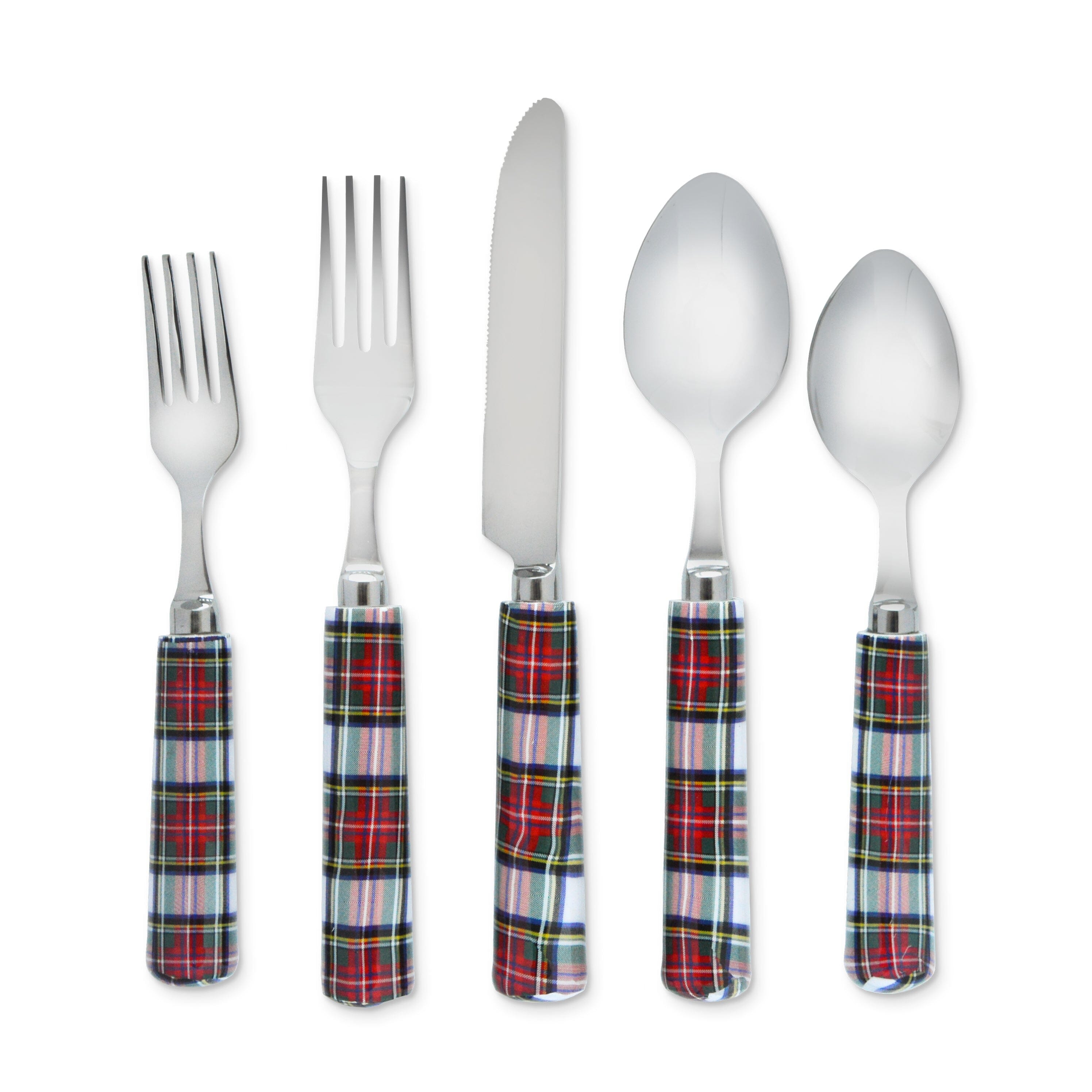 Plaid Flatware (5)