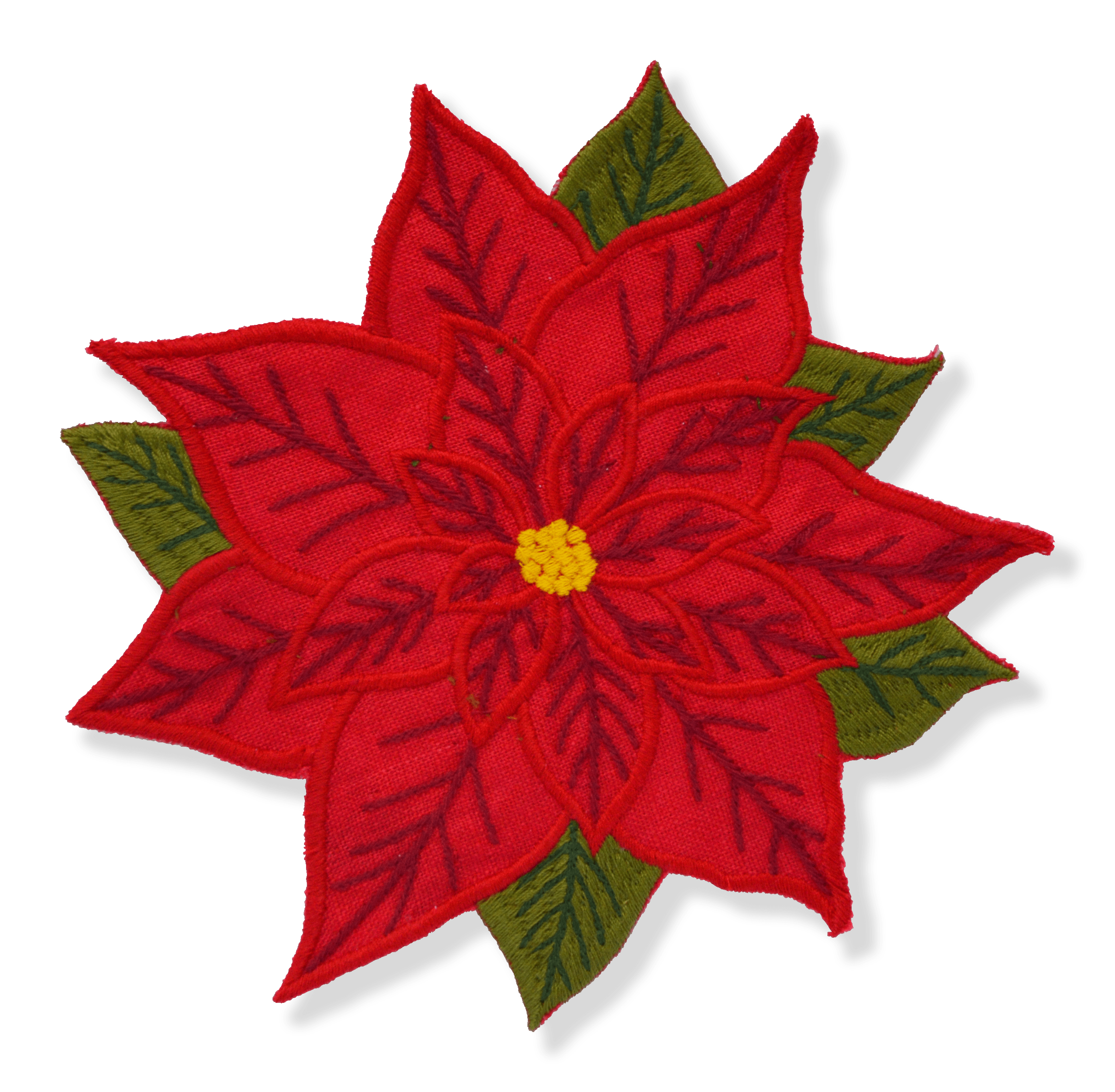 Poinsettia Cocktail Napkins (4)