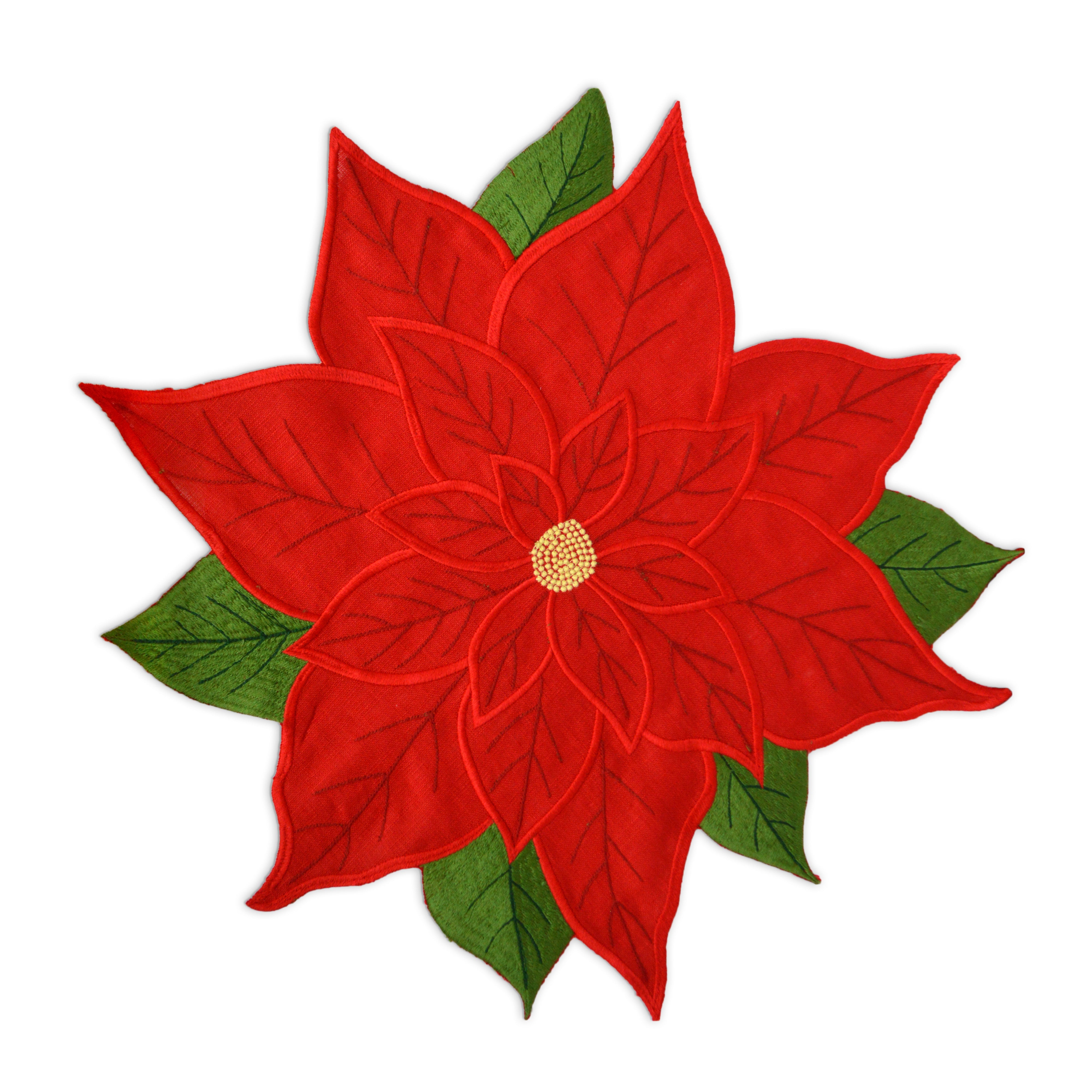 Poinsettia Placemats (4)