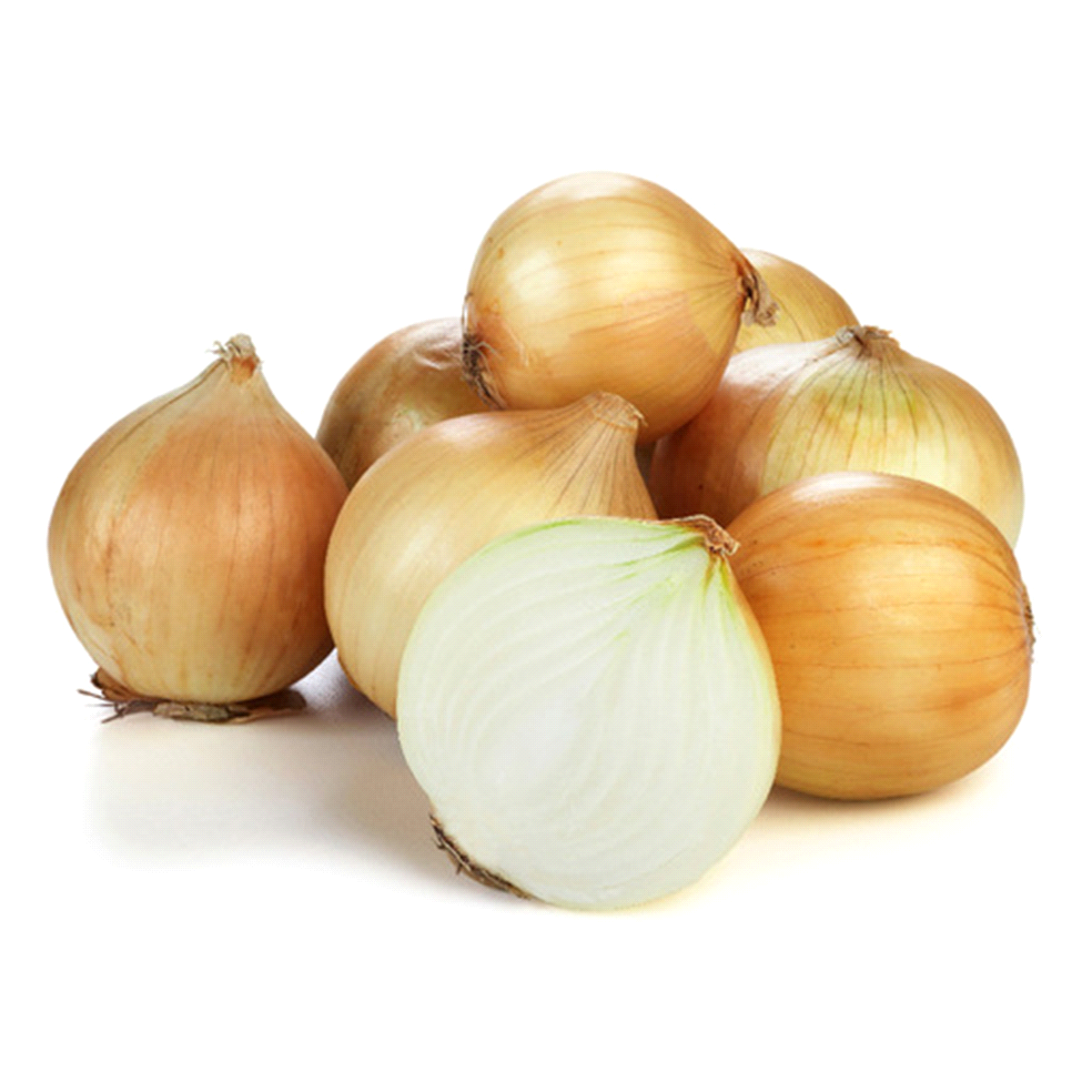 Yellow onions become sweet when sautéed. 
