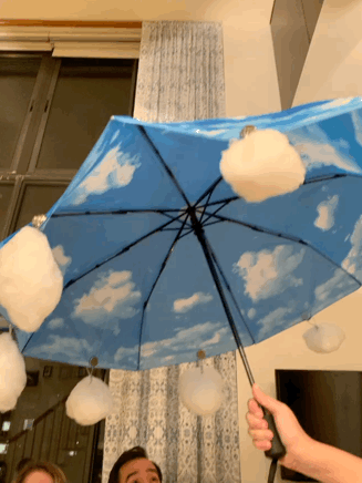 Chefanie Cotton Candy Cloud Umbrella