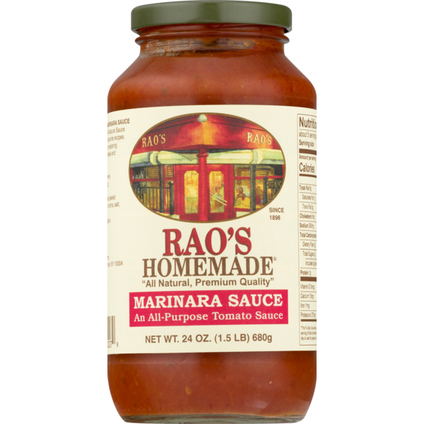 Rao's is a favorite Marinara sauce.