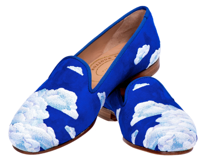 Slippers for a Cloud themed party