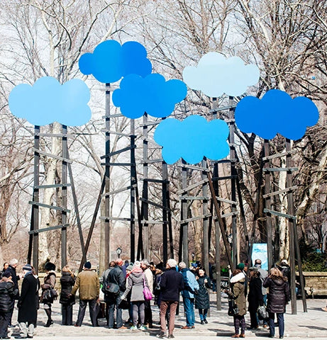 Olaf Breuning Clouds Public Art Central Park