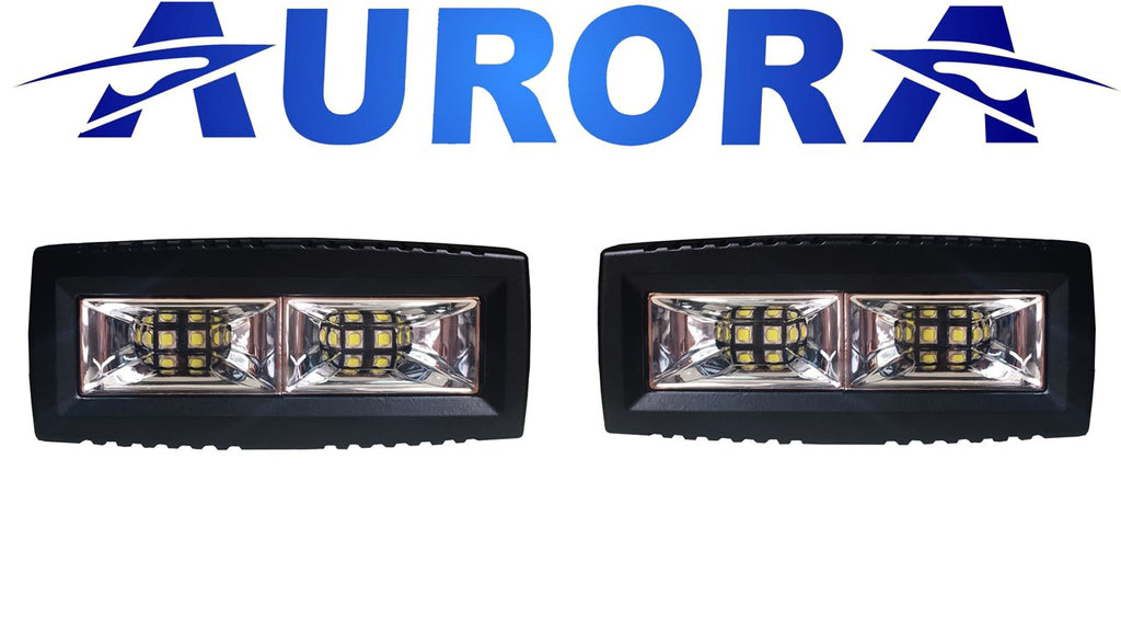 aurora led reverse lights wide angle scene beam