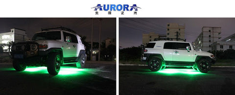 off brand Aurora led rock light kit