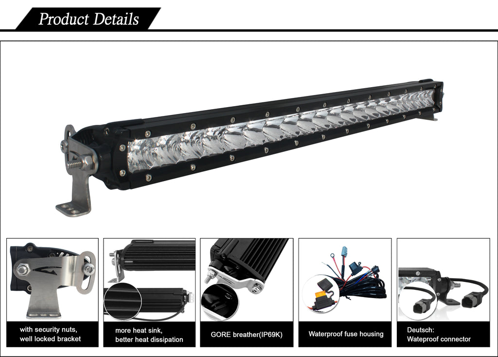 Aurora hybrid series toyota 4runner light bar