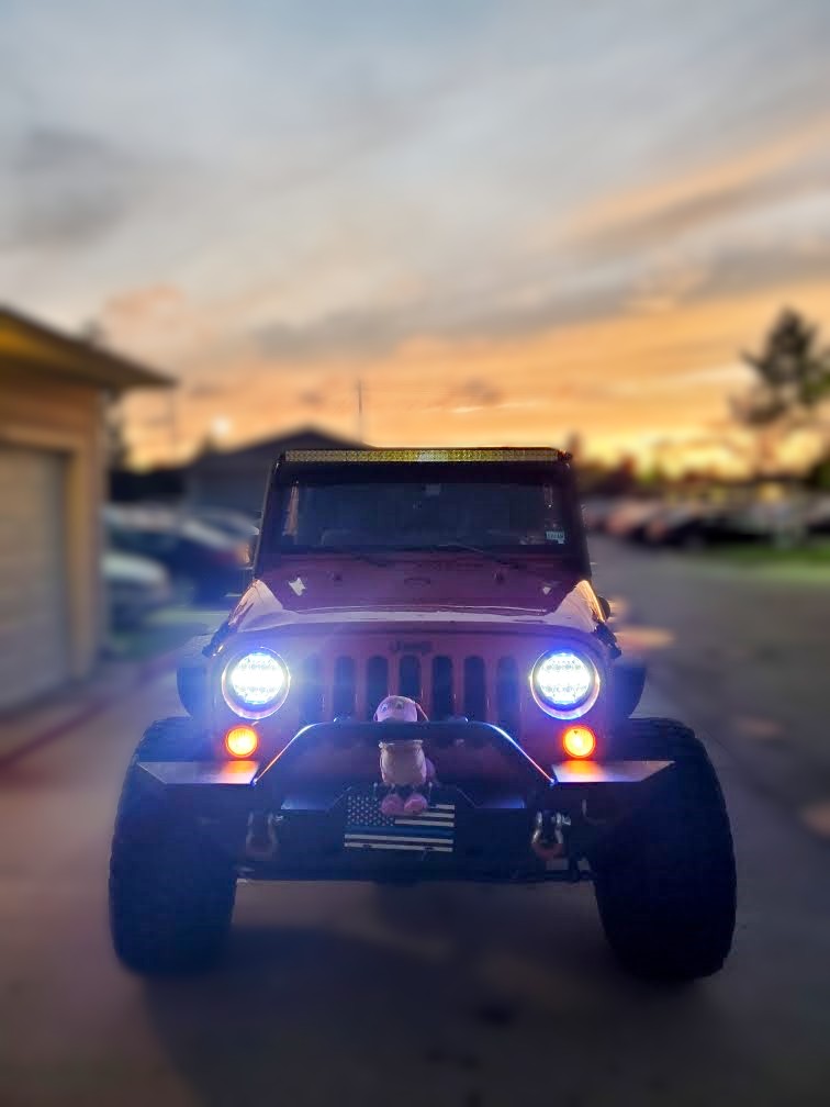 Aurora Jeep Wrangler LED light bar