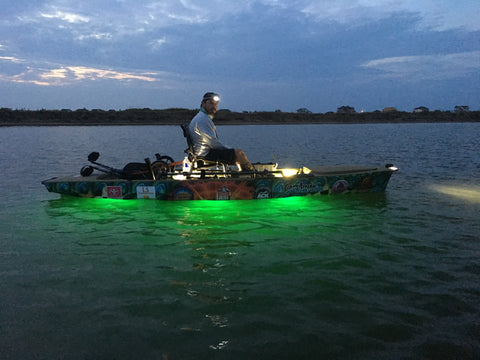 Aurora Green LED Fishing Lights - The Best LED Lights for night fishin –  LEXBERN