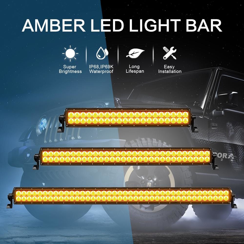 best amber light bar