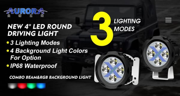 Aurora X-factor LED fog lights LED lights