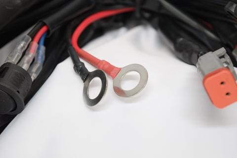 Aurora LED light bar wiring harness terminal ends