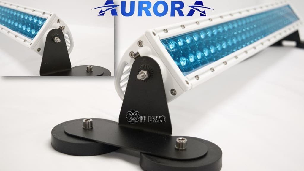 aurora magnetic led light bar mount