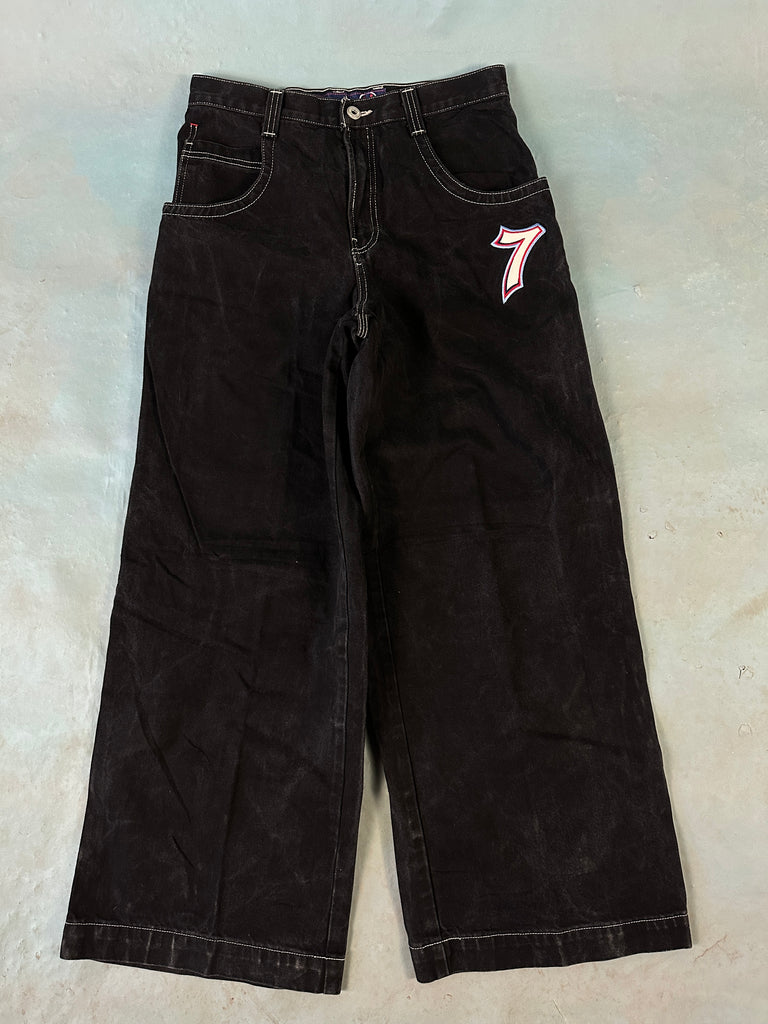 Load image into Gallery viewer, JNCO 7 Dice Vintage Baggy Jeans - 32 x 32