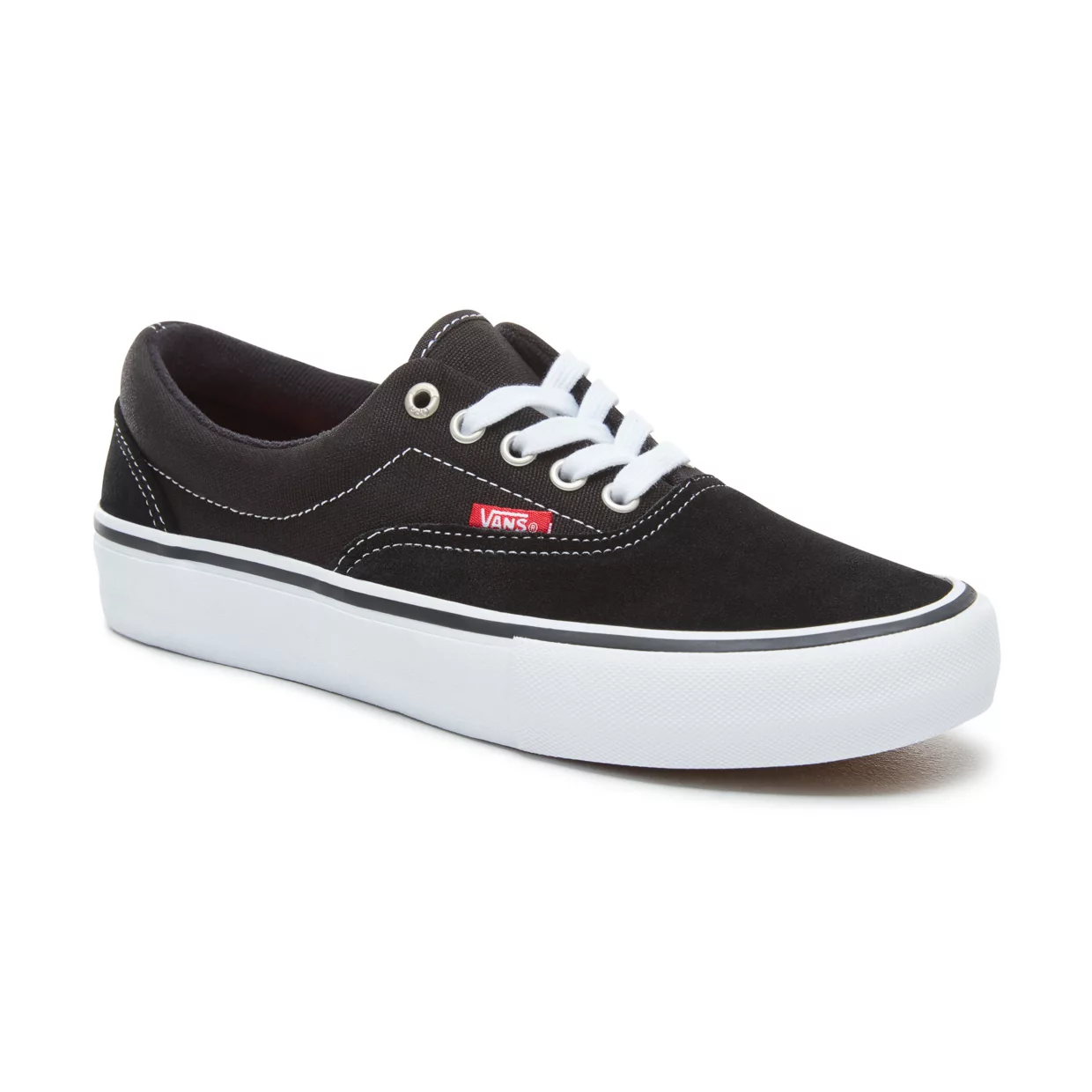 vans era pro black white