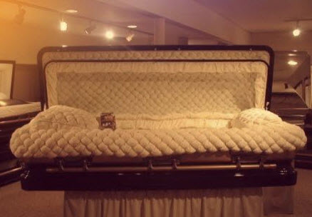 How should we describe the full-couch caskets