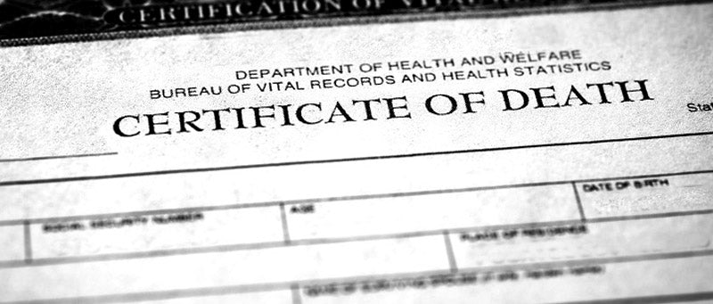 How to obtain Death certificate in Idaho