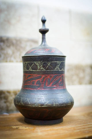 stone cremation urn
