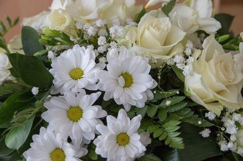 white flowers