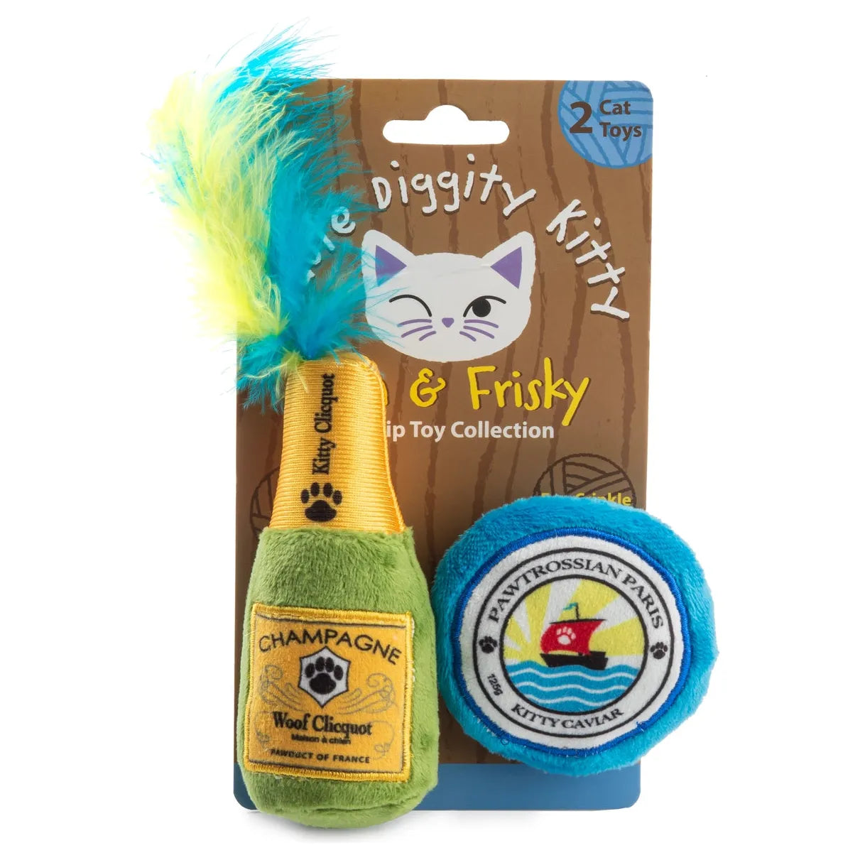Kitty Clicquot (Bottle & Caviar) Organic Catnip