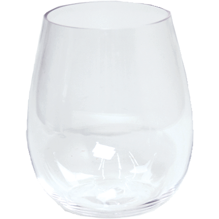 Acrylic Wine/Water Glass - Clear