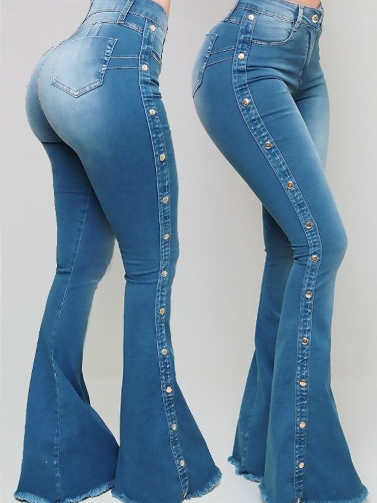 Alien Kitty Denim Flare Pants: Sexy High Waist Jeans For Women Vintage  Spring Streetwear From Bdaltogether21, $25.09